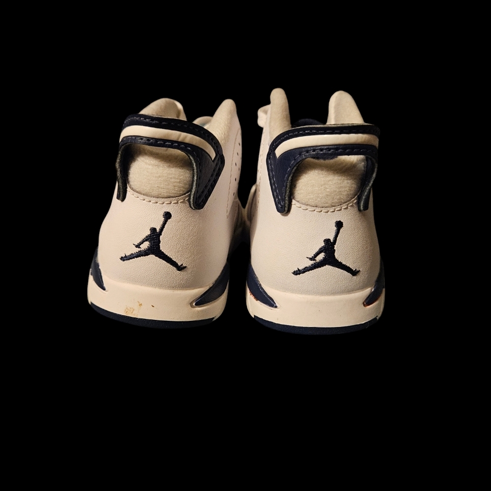 Nike Air Jordan 6 Retro TD Toddler Shoes Midnight Navy sz 10C - Picture 3 of 3